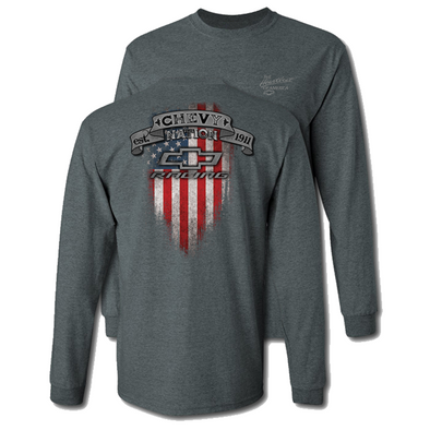 Chevy Nation Heartbeat of America Long Sleeve T-Shirt