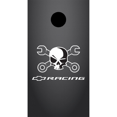 Chevy Racing Logo Skull