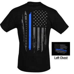 Camaro Police Service American Flag T-Shirt
