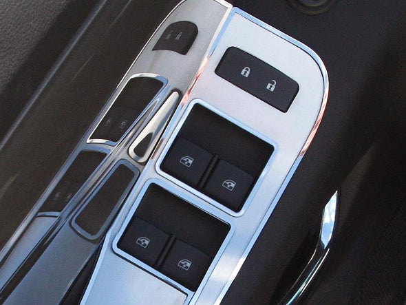 2011-2014 Convertible Camaro Door Handle Pull / Switch Deluxe Trim Plate | 2Pc