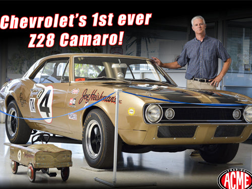 First Ever 1967 Chevrolet Camaro Z/28 #4 50th Anniversary Limited Edition to 700pcs 1:18 Die Cast Model Car by Acme