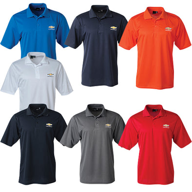 Mens Chevrolet Bowtie Reebok PLAYDRY X-Treme Polo