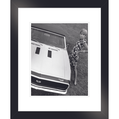 1st Generation Camaro Convertible Framed Historic Photograph