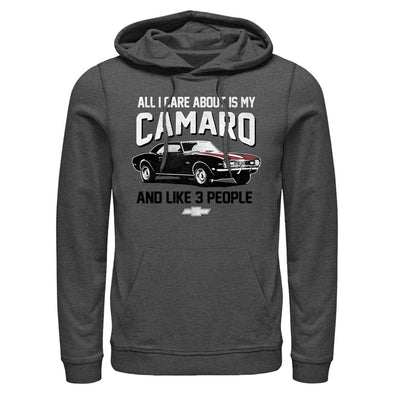 All I Care About Is My Camaro Men's Hooded Sweatshirt / Hoodie