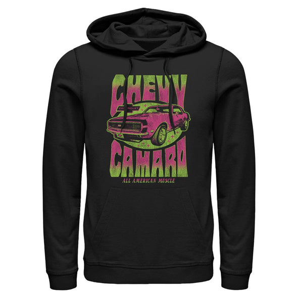 Chevy Camaro All American Muscle Men's Hooded Sweatshirt / Hoodie