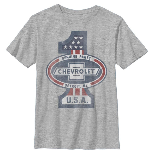 Retro Chevrolet USA-1 Boy's T-Shirt
