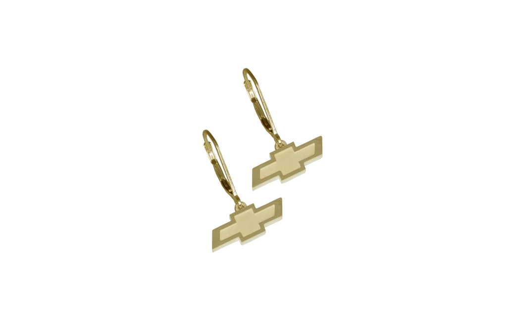 Chevy bowtie on sale earrings