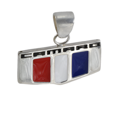 camaro-badge-pendant-sterling-silver