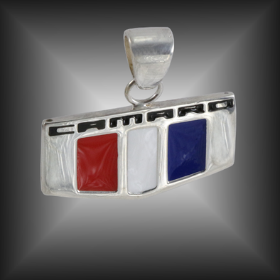Camaro Badge Pendant | Sterling Silver