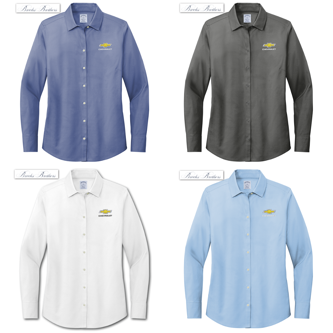 ladies-chevrolet-bowtie-brooks-brothers-wrinkle-free-dress-shirt