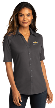 ladies-chevrolet-gold-bowtie-city-stretch-polo