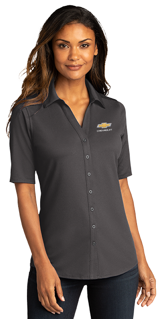 ladies-chevrolet-gold-bowtie-city-stretch-polo