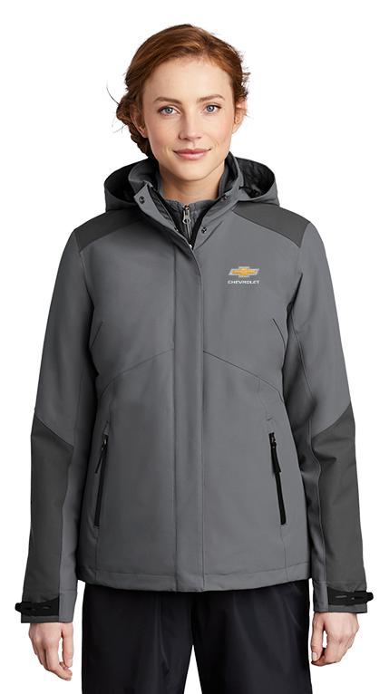 ladies-chevrolet-gold-bowtie-insulated-waterproof-tech-jacket