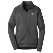 ladies-chevrolet-gold-bowtie-nike-therma-fit-full-zip-fleece