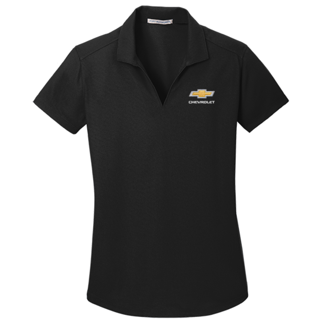 ladies-chevrolet-gold-bowtie-performance-polo