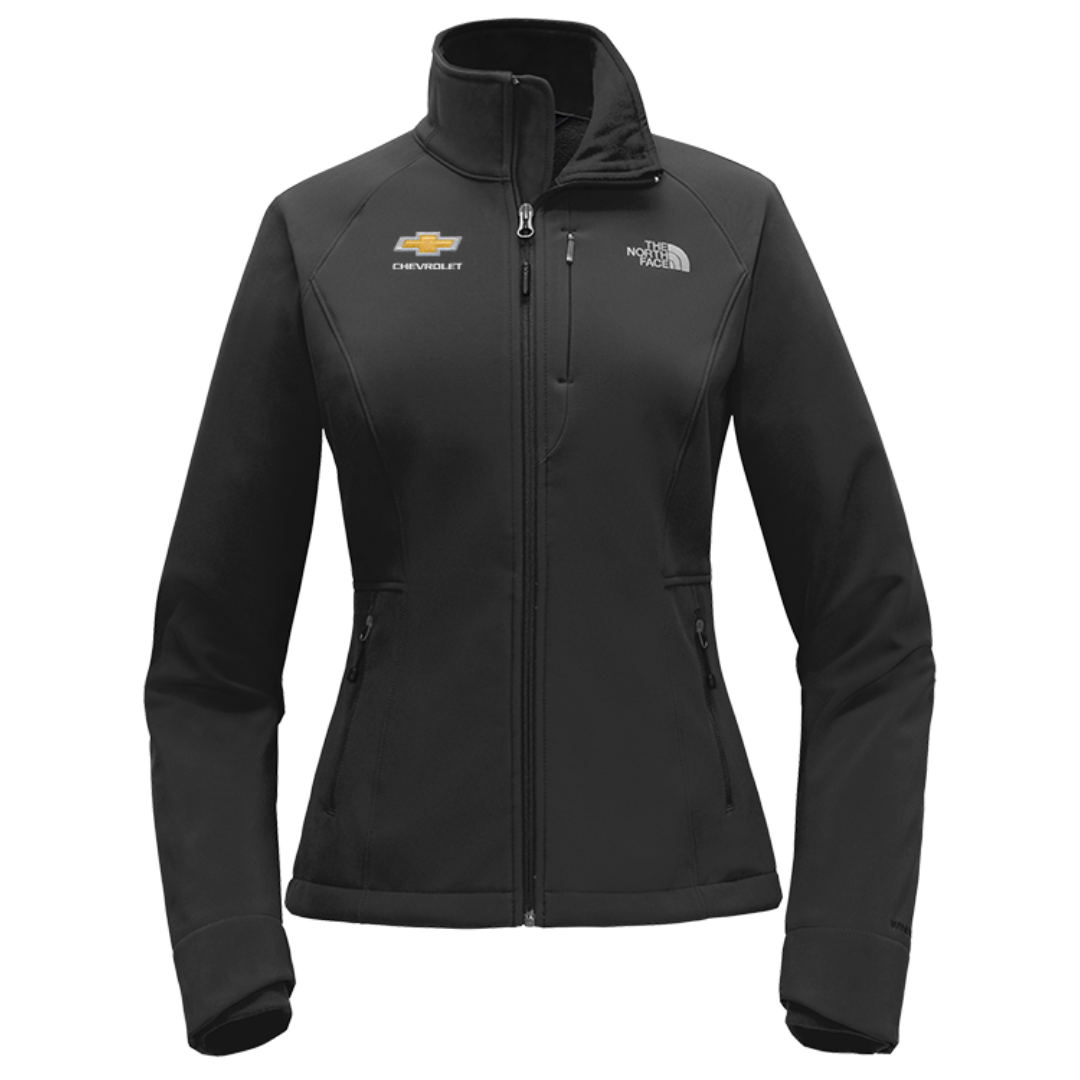 ladies-chevrolet-gold-bowtie-the-north-face®-apex-soft-shell-jacket