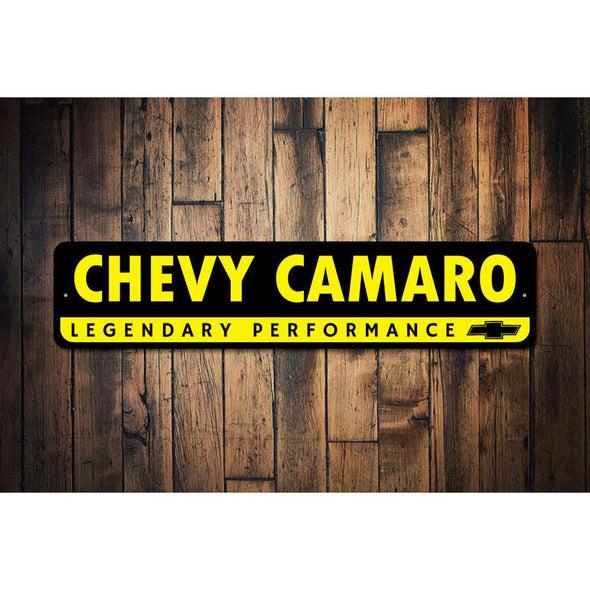 Camaro - Legendary Performance - Aluminum Sign