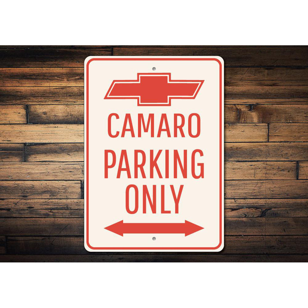 camaro-parking-only-aluminum-sign