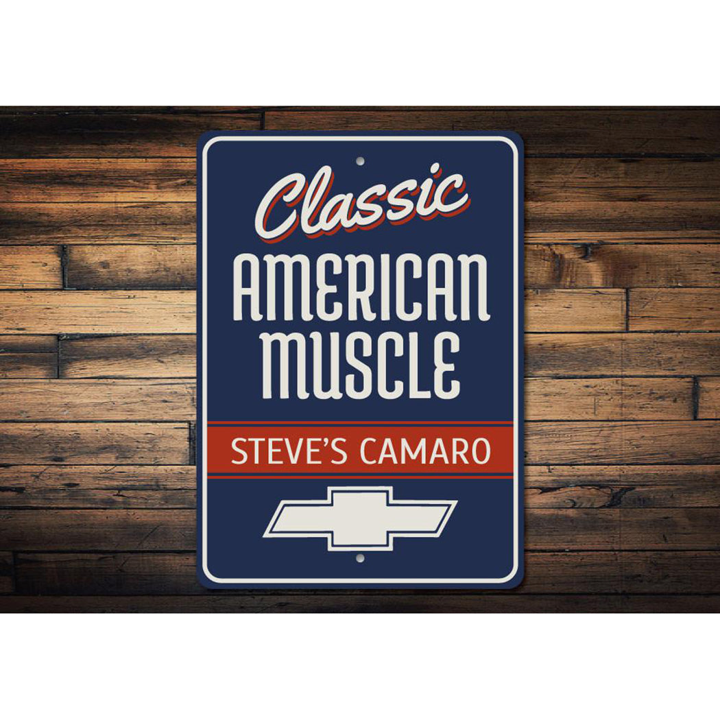 personalized-classic-american-muscle-camaro-sign