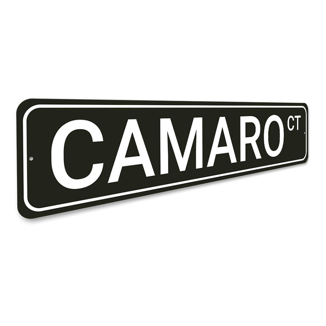 camaro-ct-road-sign-aluminum-sign