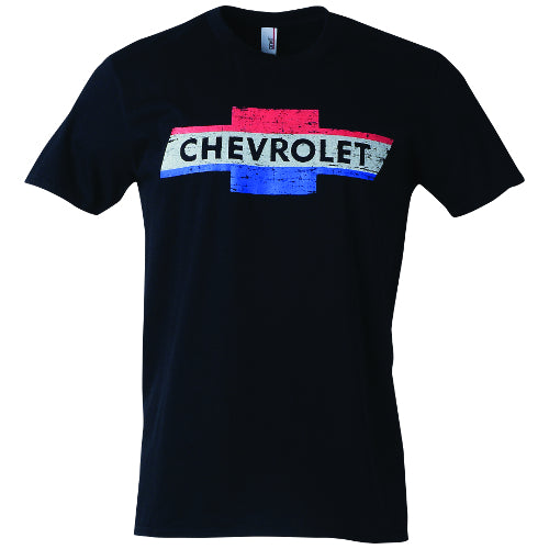 Chevrolet Vintage Red White & Blue Bowtie T-Shirt