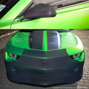 NoviStretch™ 5th Gen Camaro Front Bumper Mask / Mirror Cover Bundle