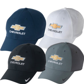 Chevrolet Gold Bowtie Nike Swoosh Legacy Hat / Cap
