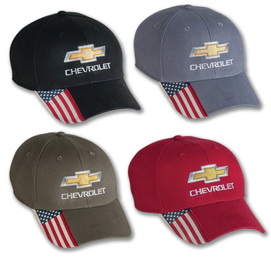 chevrolet-gold-bowtie-stars-and-stripes-cap