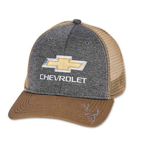 Chevrolet Gold Bowtie Dri Duck Trucker Cap
