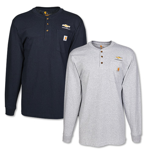 mens-chevrolet-gold-bowtie-carhartt-long-sleeve-henley-shirt