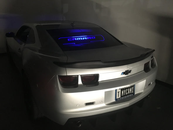 2011-2015 5th Generation Camaro Coupe WindRestrictor Glow Plate