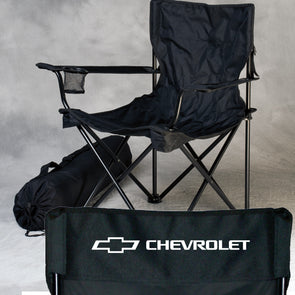 Chevrolet Bowtie Folding Travel Chair / Lawn Chair