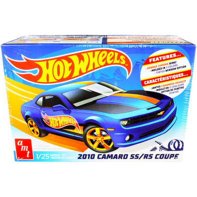 Skill 2 Model Kit 2010 Chevrolet Camaro SS/RS Coupe "Hot Wheels" 1:25 Scale Model by AMT