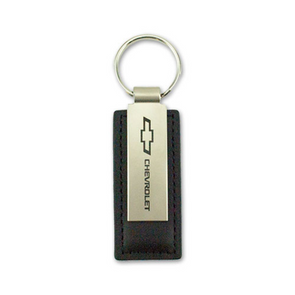 bowtie-chevrolet-metal-and-leather-key-tag-DC488 -Camaro-store-online