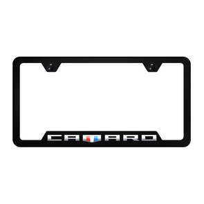 Camaro Shield PC Notched Frame - UV Print on Black