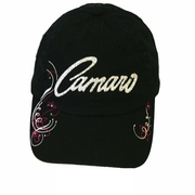 camaro-glitter-script-ladies-cap