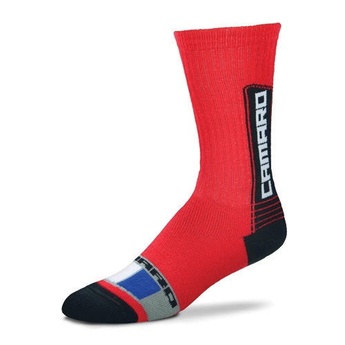 Camaro Stripe Crew Sock