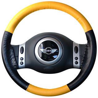 Camaro Wheelskins - EuroTone Two-Color Leather Steering Wheel Covers