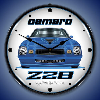 Lighted 1979 Z28 Camaro Clock